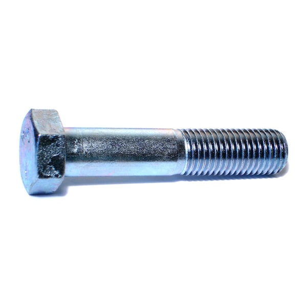 Midwest Fastener Grade 5, 1"-8 Hex Head Cap Screw, Zinc Plated Steel, 5 in L, 5 PK 53435 - main